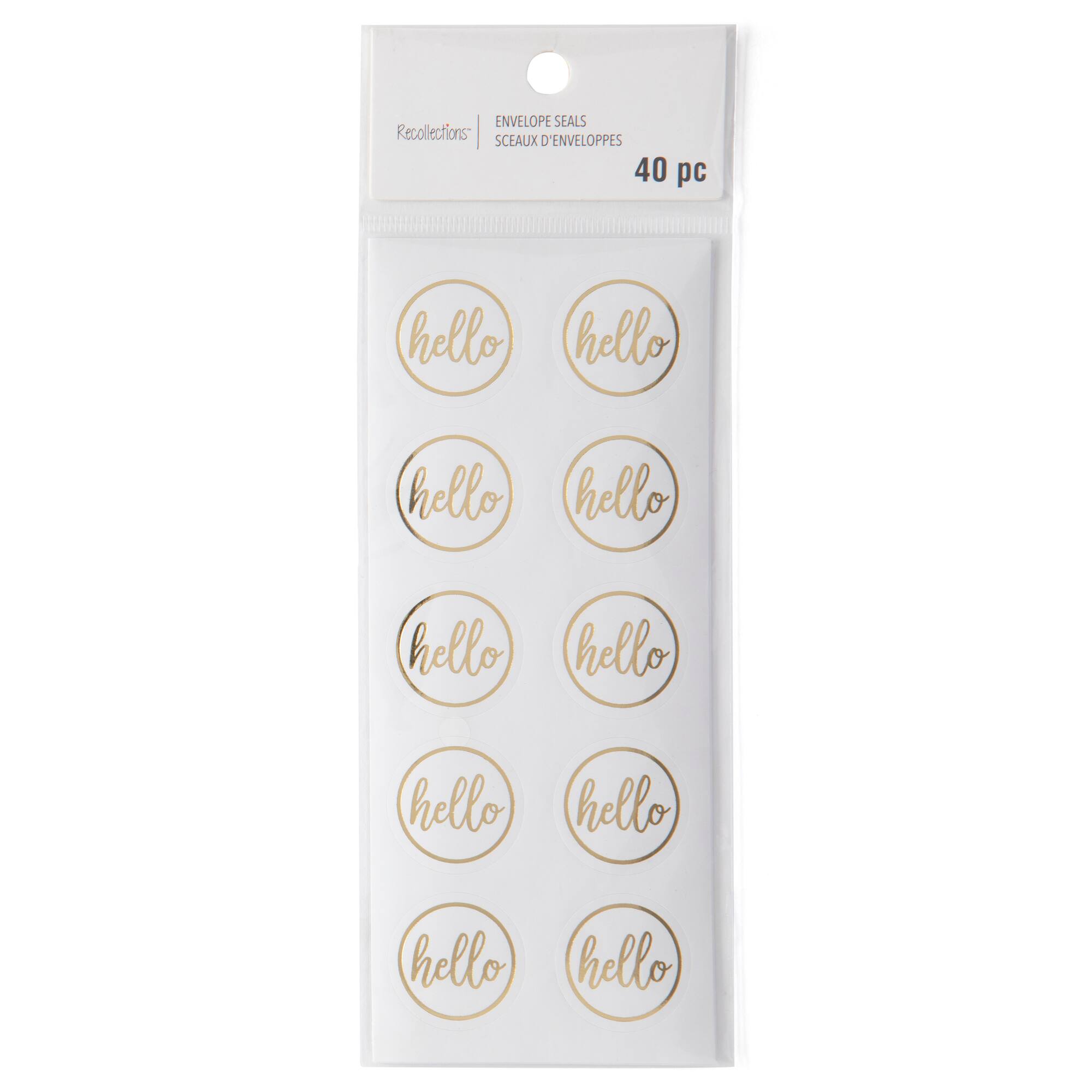 Gold Hello Foil Envelope Seals by Recollections™